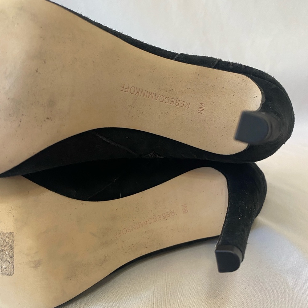 Rebecca Minkoff Ridley Stiletto‎ Heel Peep Toe Booties 8 - Picture 10 of 15